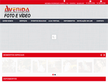 Tablet Screenshot of fotoavenida.com.br